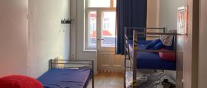 Ein Zimmer in der Notübernachtung „Evas Obdach“.