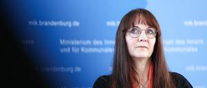 Katrin Lange (SPD), Ministerin des Innern und für Kommunales in Brandenburg.