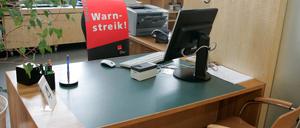 Warnstreik in Potsdam, 2020. 