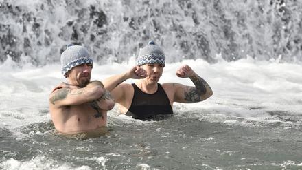 Eisbaden ist gesunder Stress für den Körper.