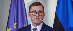 Kristen Michal, Ministerpräsident der Republik Estland, hat die Sozialdemokraten aus dem bisherigen Dreierbündnis ausgeschlossen.
