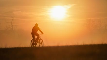Staub in der Atmosphäre kann zu spektakulären orangeroten Sonnenauf- und -untergängen führen.