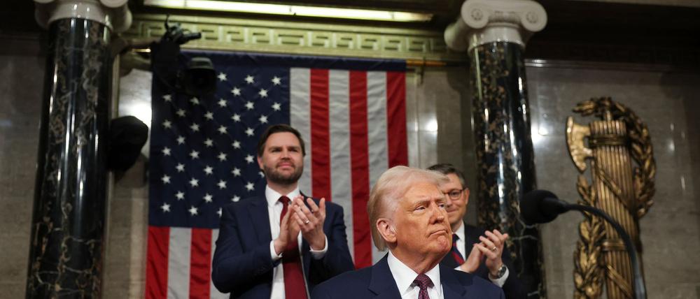 Jüngste Aussagen von Donald Trump werden gedeutet, dass der US-Präsident selbst eine Rezession nicht mehr ausschließt. (Archivbild)