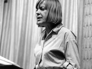 Spoleto, Literaturfestival 1965 Ingeborg Bachmann *** Spoleto Literature Festival 1965 Ingeborg Bachmann Copyright: WernerxNeumeister
