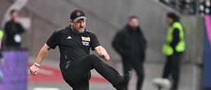 Union-Trainer Steffen Baumgart wird gegen Bayern München nicht an der Seitenlinie stehen.