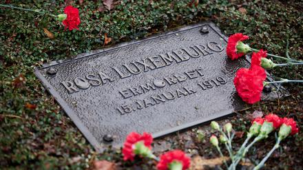 Die Metalltafel vom Grab Rosa Luxemburgs wurde gestohlen, Hinweise auf Tatverdächtige gibt es noch nicht. (Archivfoto)