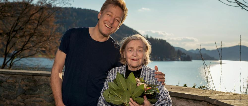 Schauspieler Max Müller und seine Mutter Mathilde: Beide haben heute Geburtstag. 