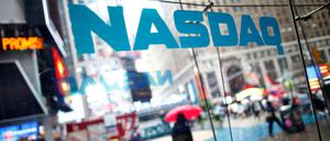 Nasdaq in New York: Tech-Aktien verzeichneten massive Kursverluste.