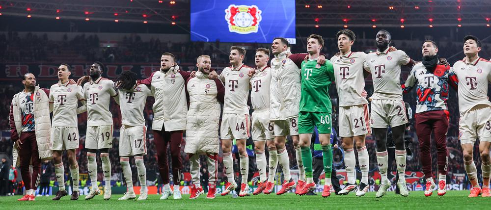 In Leverkusen taten sich die Münchner zuletzt schwer. Im Rückspiel des Achtelfinals in der Champions League war das allerdings nicht der Fall.