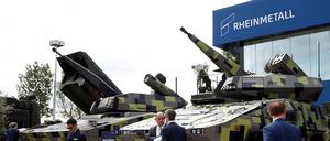 Ein Skyranger 30 Kurzstrecken-Luftverteidigungssystem von Rheinmetall wird auf der internationalen Fachmesse für Land- und Luftverteidigung und Sicherheit Eurosatory ausgestellt (Symbolbild).