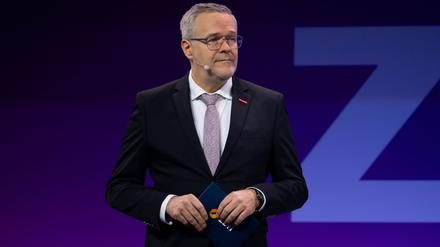 Handwerkspräsident Jörg Dittrich bei der Eröffnung der Münchner Handwerksmesse 