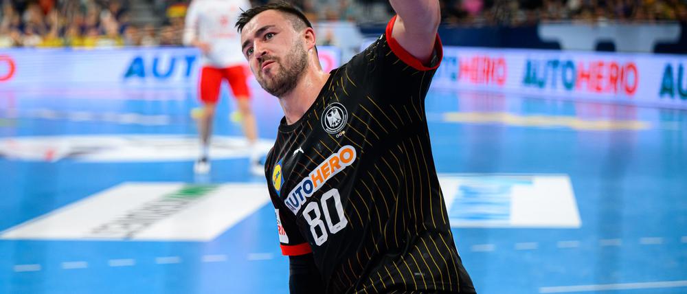 Kreisläufer Jannik Kohlbacher fällt im EM-Qualifikationsspiel in Österreich aus.
