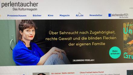Startseite des Perlentauchers.