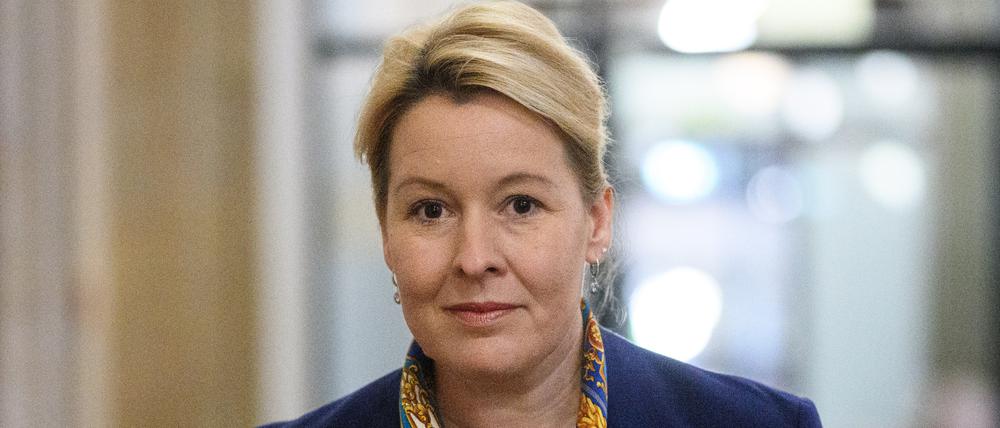 Franziska Giffey (SPD), Senatorin für Wirtschaft, Energie und Betriebe.