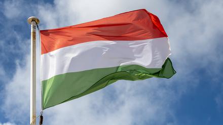 Die Nationalflagge von Ungarn.