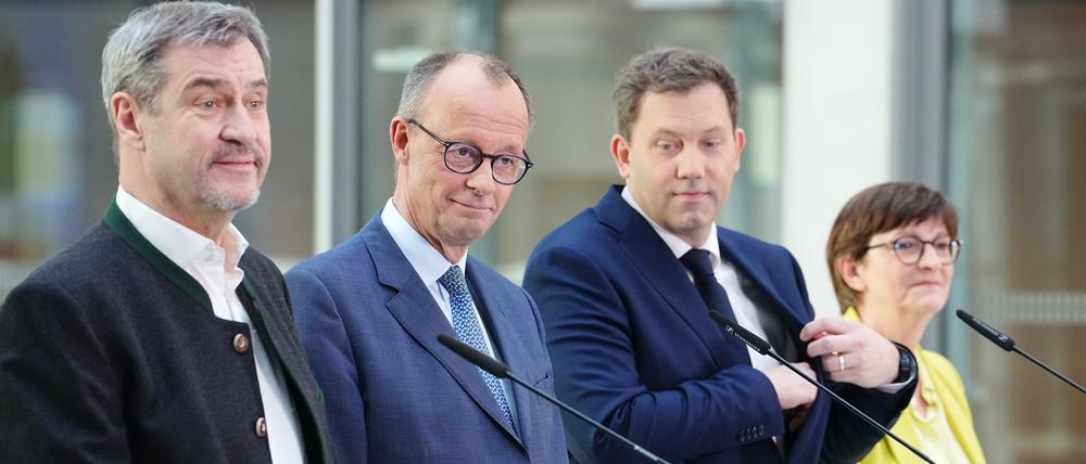 Nach dem Sondierungs-Ergebnis sollen jetzt Koalitionsverhandlungen starten. (Archivbild)