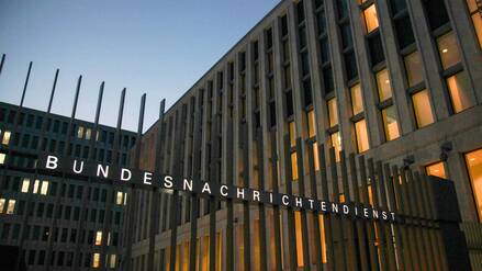 Das Gebäude des Bundesnachrichtendienstes in der Berliner Chausseestraße.