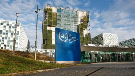 Der Internationale Strafgerichtshof in Den Haag. 