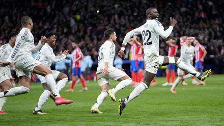Antonio Rüdiger traf den entscheidenden Elfmeter für Real Madrid. 