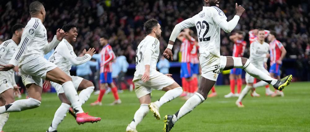 Antonio Rüdiger traf den entscheidenden Elfmeter für Real Madrid.