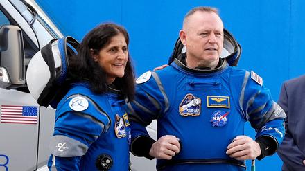 Die beiden Astronauten sind seit rund 10 Monaten an Bord der ISS. (Archivbild)
