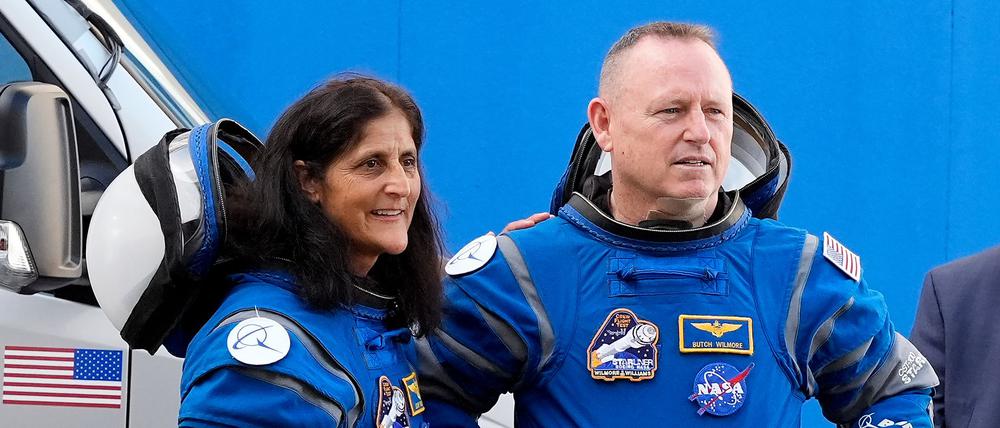 Die beiden Astronauten sind seit rund 10 Monaten an Bord der ISS. (Archivbild)