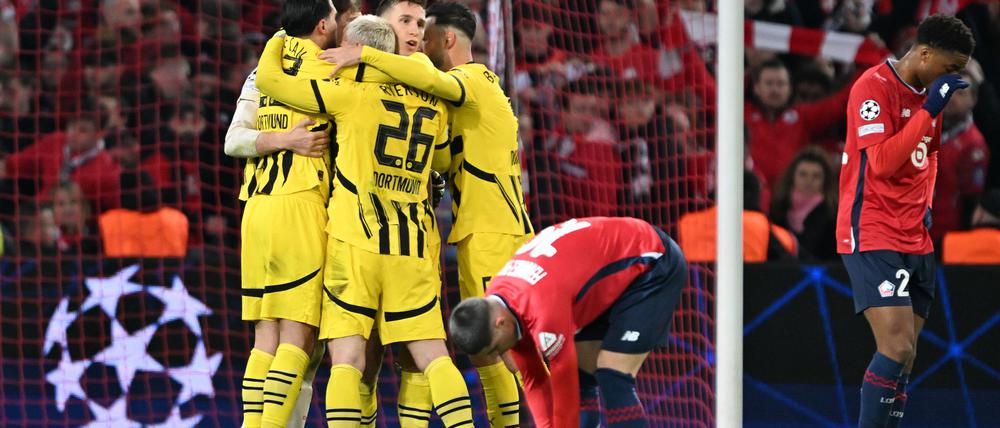 Borussia Dortmund darf sich auf das Viertelfinale der Champions League freuen.