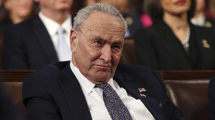 Der Führer der Minderheit im Senat, Chuck Schumer.