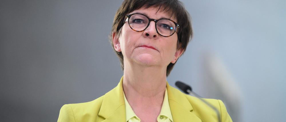SPD-Co-Vorsitzende Saskia Esken.
