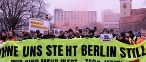Bereits zwei Mal hat Verdi im laufenden Tarifstreit bei der BVG gestreikt. (Archivbild)