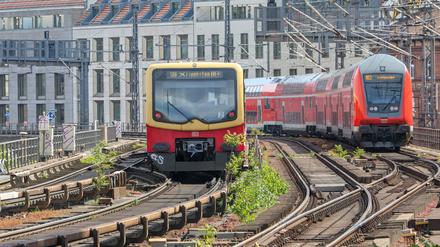 Die Stadtbahnstrecke der S-Bahn, hier im Bereich des Bahnhofs Friedrichstraße, ist Teil der Ausschreibung.