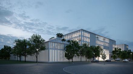 Der geplante Neubau in Adlershof.