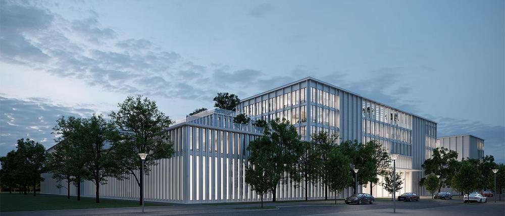 Der geplante Neubau in Adlershof.