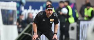 Steffen Baumgart geht an der Seitenlinie normalerweise voll mit.