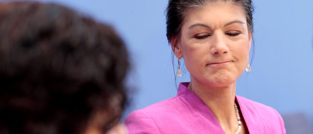 Parteigründerin Sahra Wagenknecht wollte in Karlsruhe eine Neuauszählung der Bundestagswahl erreichen. (Archivbild)