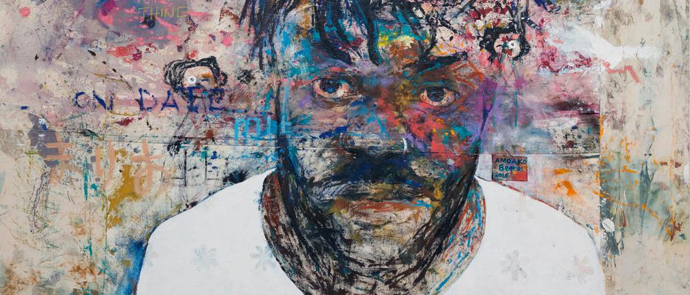 Amoako Boafos Bild „Diary 1“ gehört zur Miettinen Collection. .