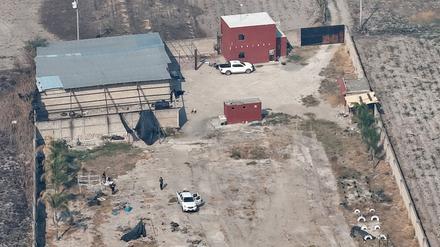 Tatort des Schreckens: die Izaguirre-Ranch im Bundesstaat Jalisco, Mexiko