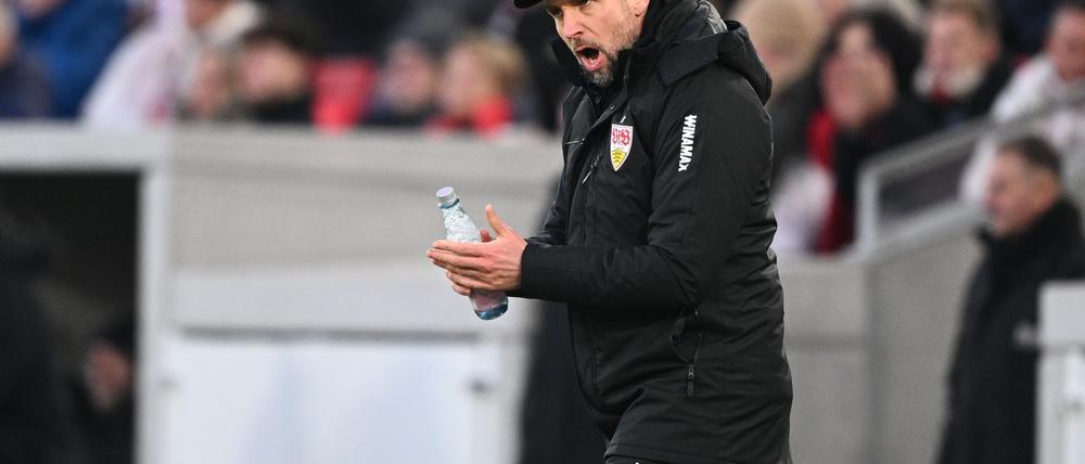 Sebastian Hoeneß und der VfB Stuttgart sind seit vier Spielen sieglos.