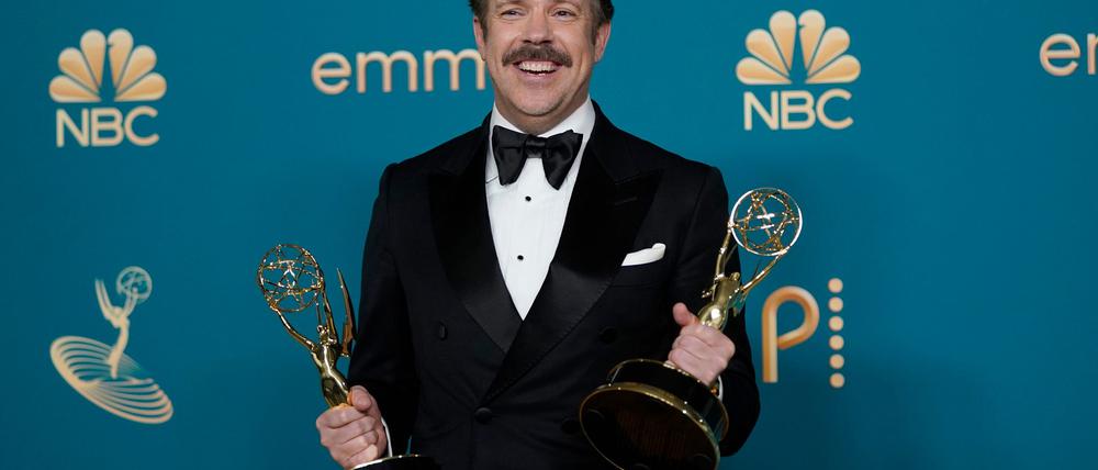 Hauptdarsteller Jason Sudeikis gewann für „Ted Lasso“ Emmys. (Archivbild)