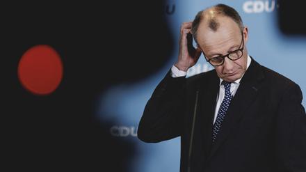 Friedrich Merz hat am Montag in Einzelgesprächen mögliche Abweichler von seinem Kurs zu überzeugen versucht.  