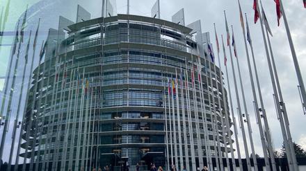 Außenaufnahme des Europäischen Parlaments in Straßburg.