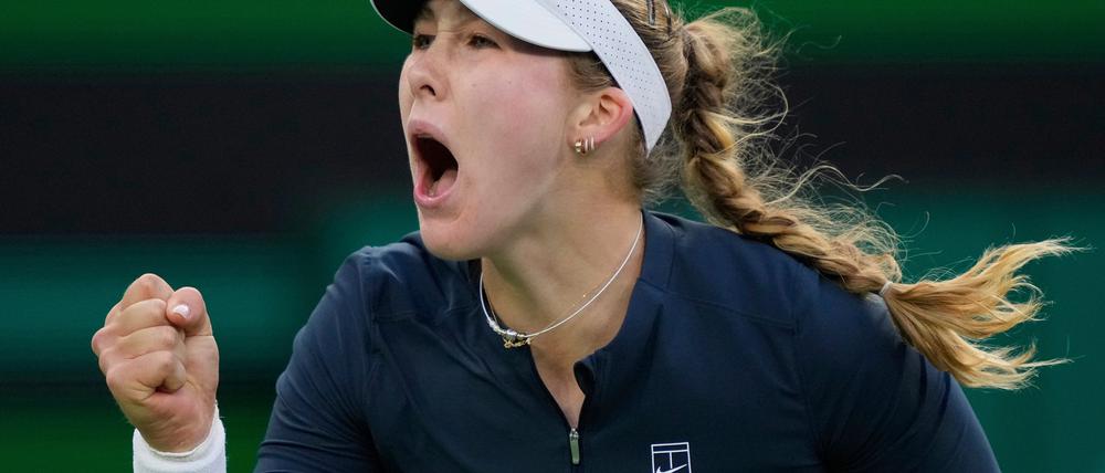 Steht einen Monat nach ihrem Sieg in Dubai erneut im Finale eines Masters: Die erst 17 Jahre alte Mirra Andrejewa.