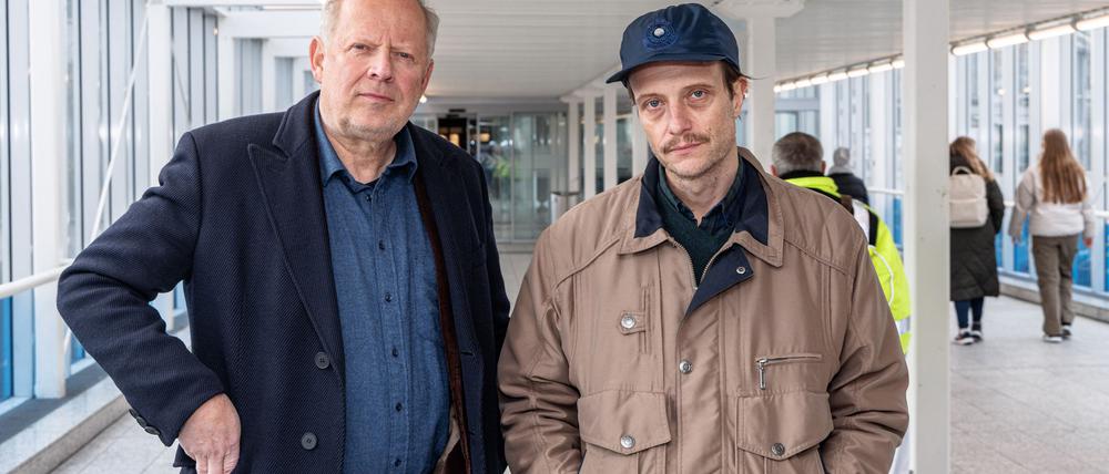 In seinem letzten Fall als Kommisar Klaus Borowski hat Axel Milberg einen cleveren Gegenspieler (August Diehl). (Archivbild)