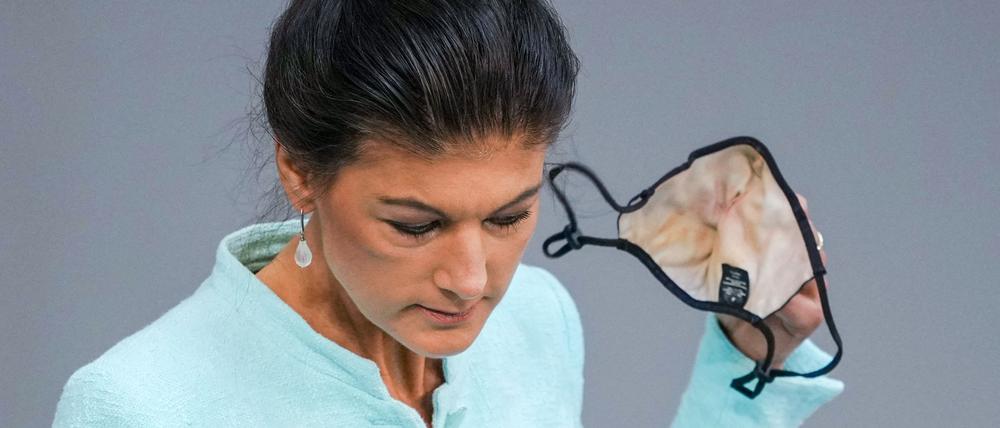 BSW-Gründerin Sahra Wagenknecht dringt auf Aufarbeitung der Maßnahmen während der Corona-Pandemie. (Archivbild)