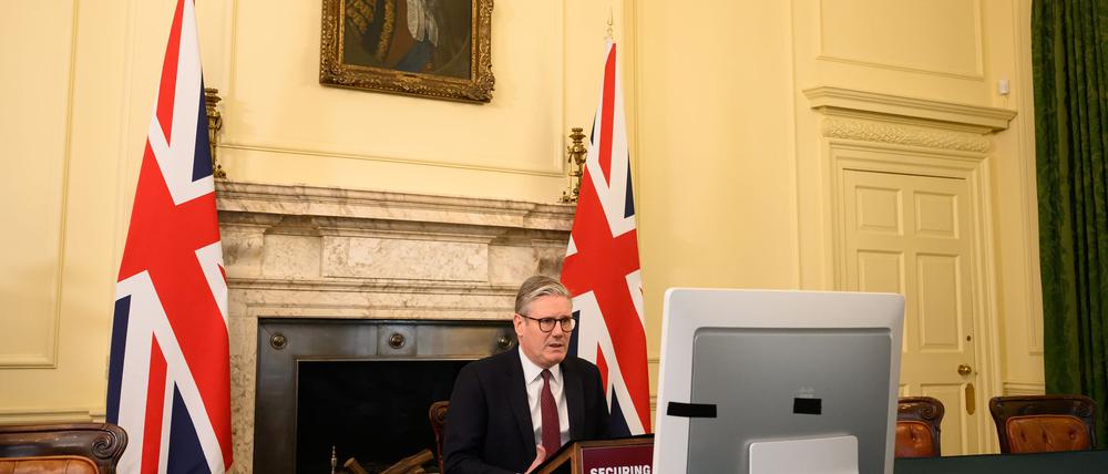Der britische Premier Keir Starmer möchte eine „Koalition der Willigen“ etablieren.