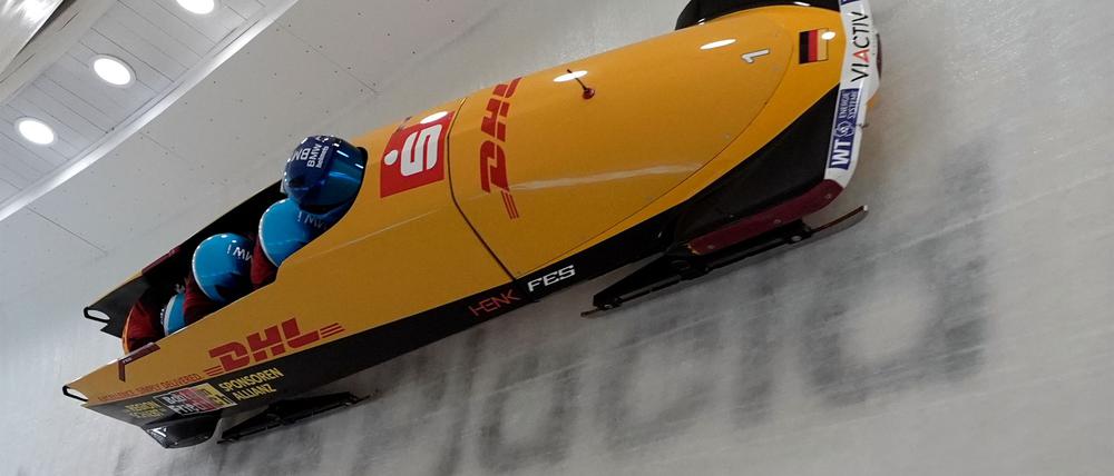 Francesco Friedrich hat mit Gold im Viererbob seinen insgesamt 16. WM-Titel gewonnen.