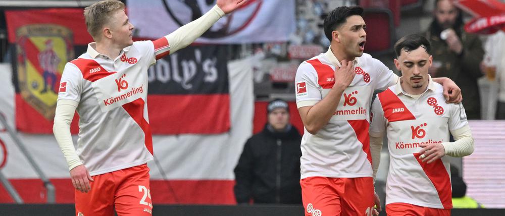 Traf zur Mainzer Führung gegen Freiburg: Nationalspieler Jonathan Burkardt.