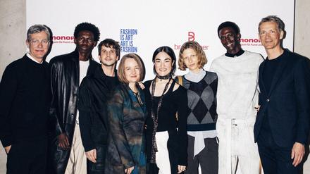 Bitte nicht zu freundlich: Gruppenbild vom Breuninger-Modeevent im „Anti“.