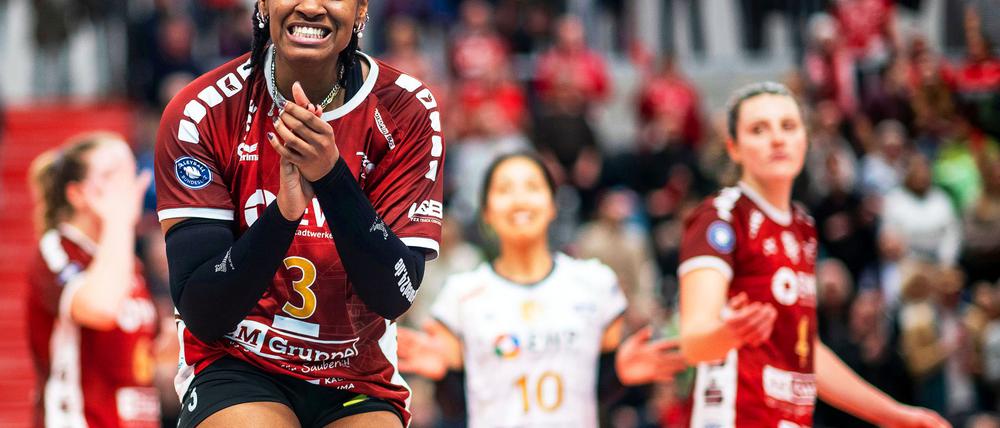 Danielle Harbin steht mit dem SC Potsdam in den Meisterschafts-Playoffs.