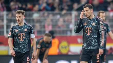 Glaubt nicht an zitternde Münchner: Joshua Kimmich (l).